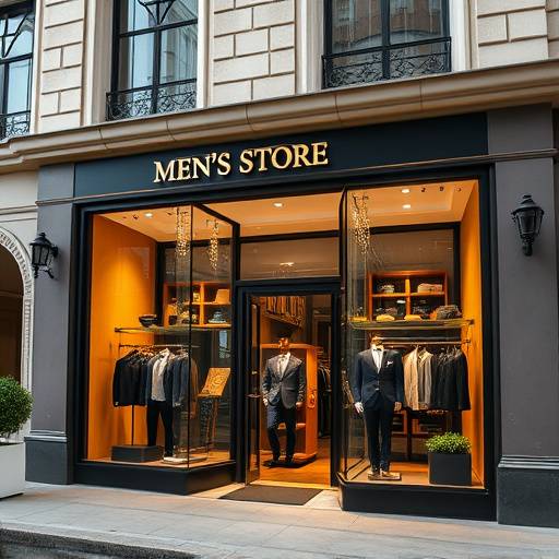 Fachada da empresa Elegância Masculina